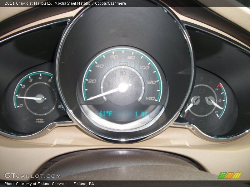 Mocha Steel Metallic / Cocoa/Cashmere 2011 Chevrolet Malibu LS