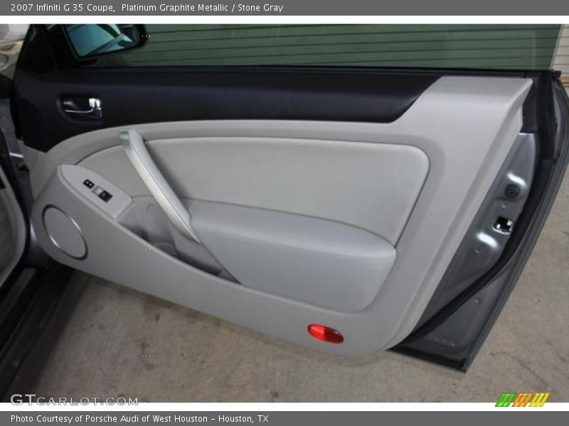 Platinum Graphite Metallic / Stone Gray 2007 Infiniti G 35 Coupe