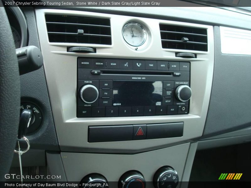 Stone White / Dark Slate Gray/Light Slate Gray 2007 Chrysler Sebring Touring Sedan
