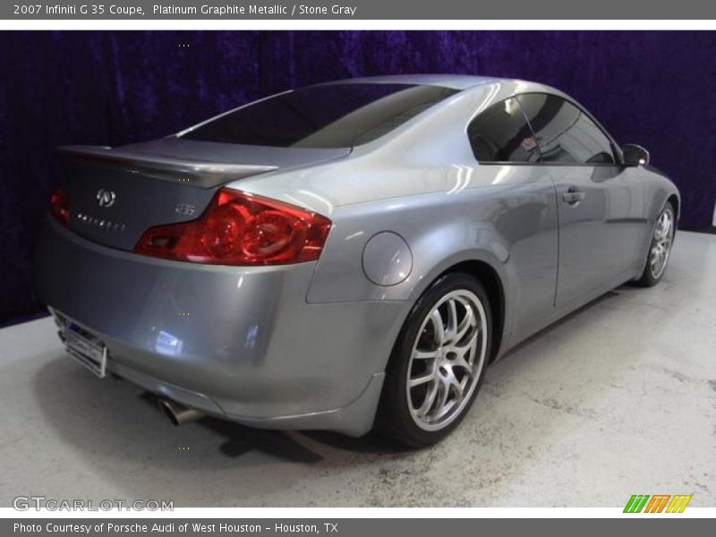 Platinum Graphite Metallic / Stone Gray 2007 Infiniti G 35 Coupe
