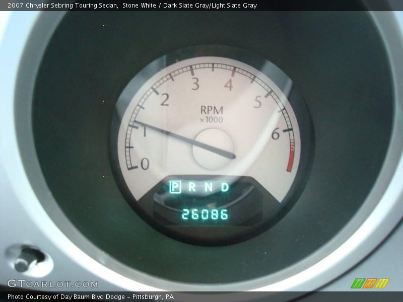 Stone White / Dark Slate Gray/Light Slate Gray 2007 Chrysler Sebring Touring Sedan