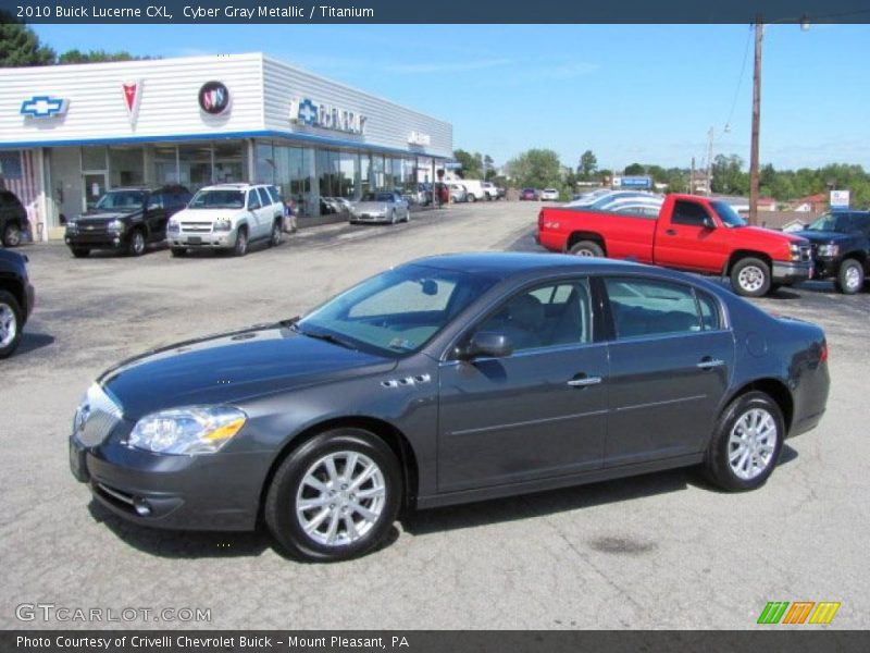 Cyber Gray Metallic / Titanium 2010 Buick Lucerne CXL