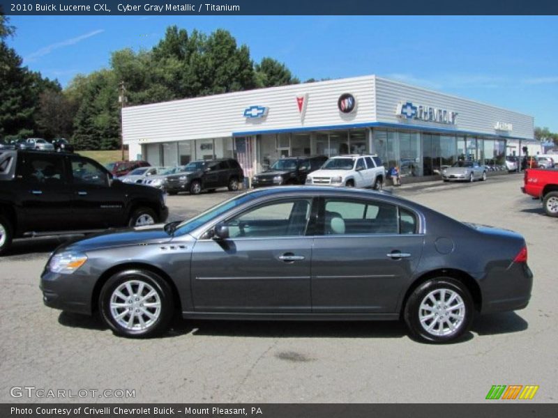 Cyber Gray Metallic / Titanium 2010 Buick Lucerne CXL