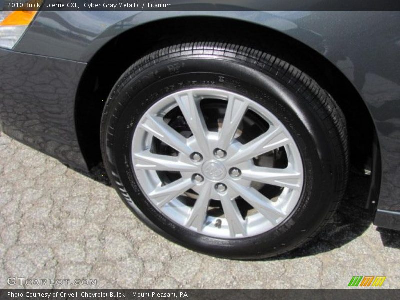 Cyber Gray Metallic / Titanium 2010 Buick Lucerne CXL
