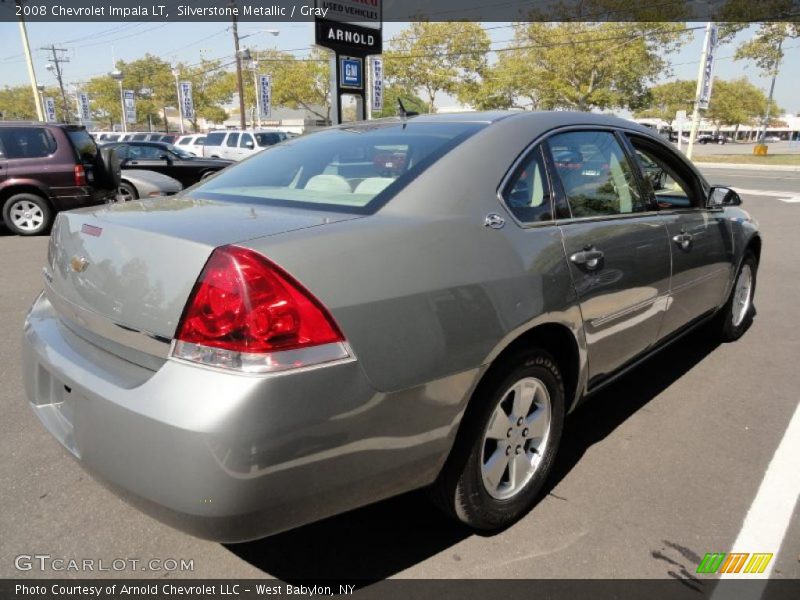 Silverstone Metallic / Gray 2008 Chevrolet Impala LT