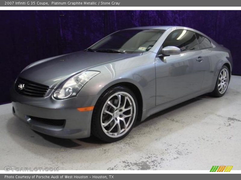 Platinum Graphite Metallic / Stone Gray 2007 Infiniti G 35 Coupe