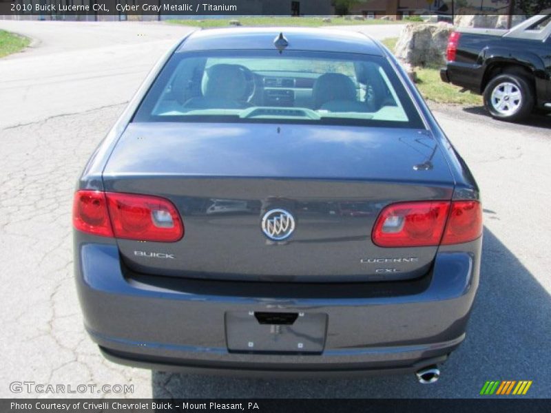 Cyber Gray Metallic / Titanium 2010 Buick Lucerne CXL