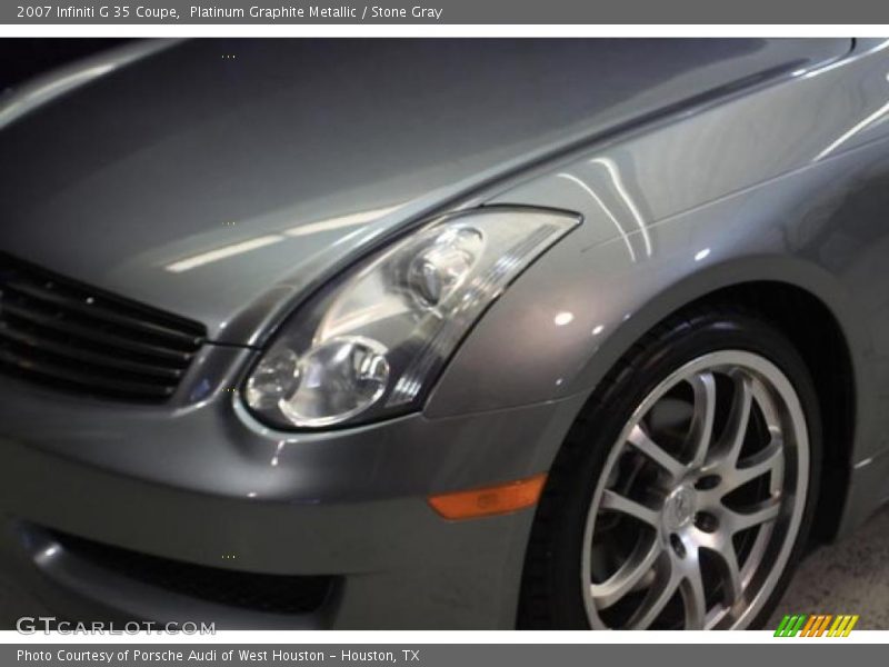 Platinum Graphite Metallic / Stone Gray 2007 Infiniti G 35 Coupe