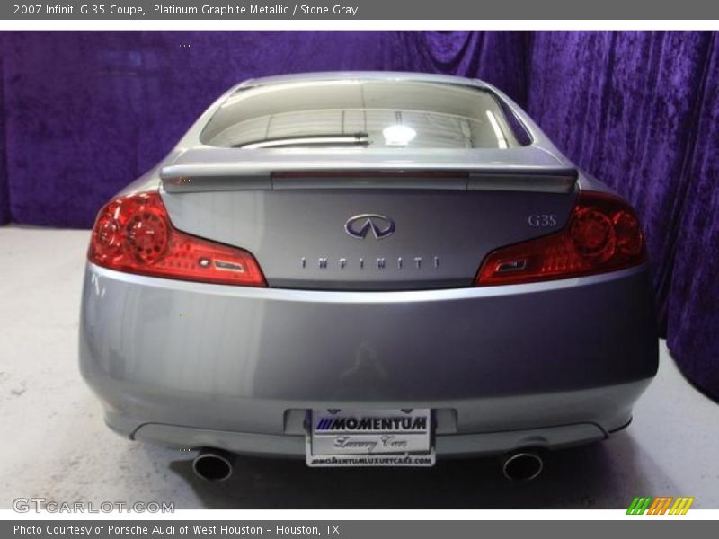Platinum Graphite Metallic / Stone Gray 2007 Infiniti G 35 Coupe