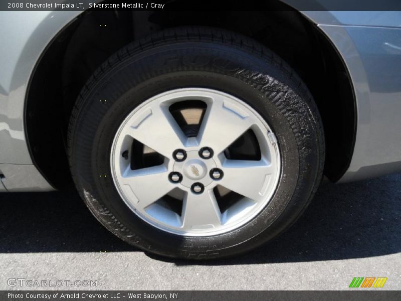 Silverstone Metallic / Gray 2008 Chevrolet Impala LT