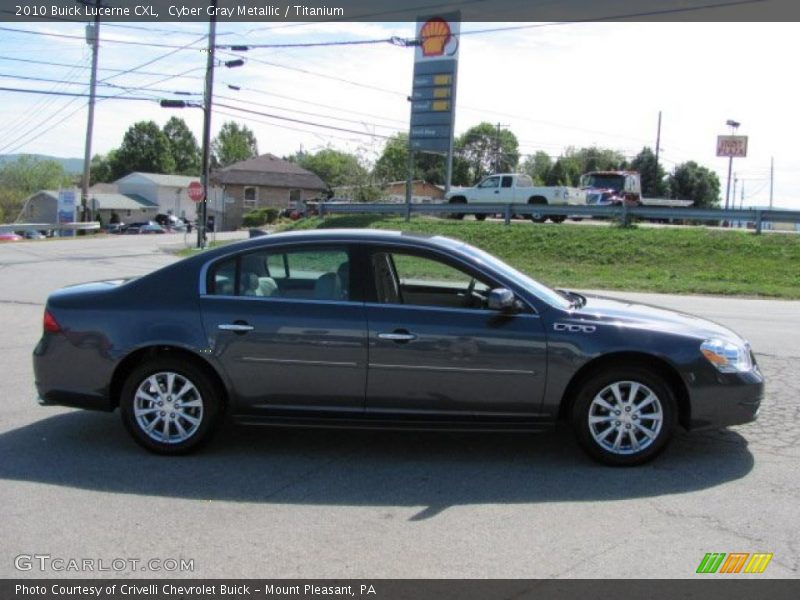 Cyber Gray Metallic / Titanium 2010 Buick Lucerne CXL