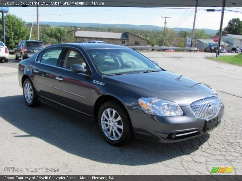 Cyber Gray Metallic / Titanium 2010 Buick Lucerne CXL