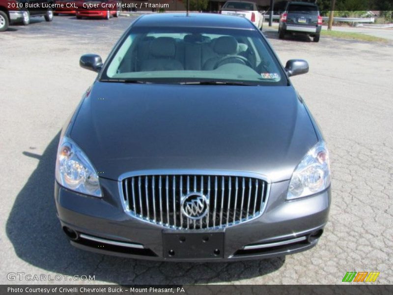 Cyber Gray Metallic / Titanium 2010 Buick Lucerne CXL