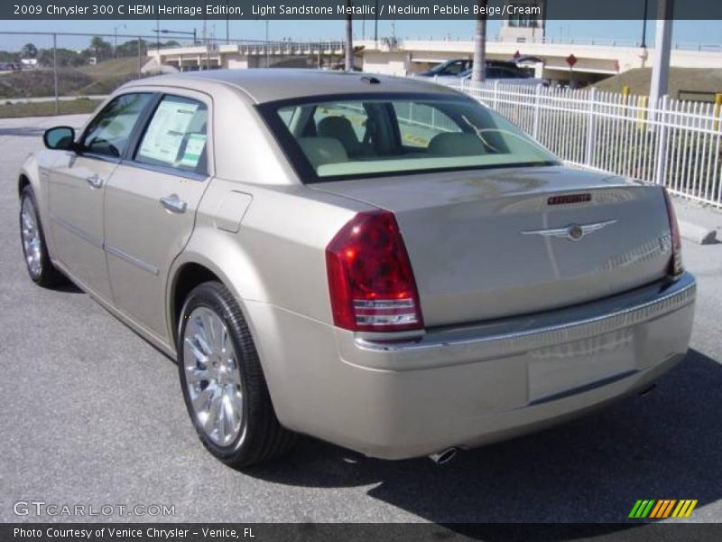 Light Sandstone Metallic / Medium Pebble Beige/Cream 2009 Chrysler 300 C HEMI Heritage Edition