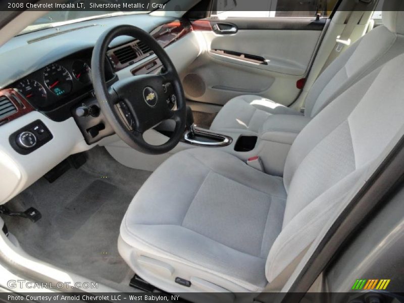 Silverstone Metallic / Gray 2008 Chevrolet Impala LT