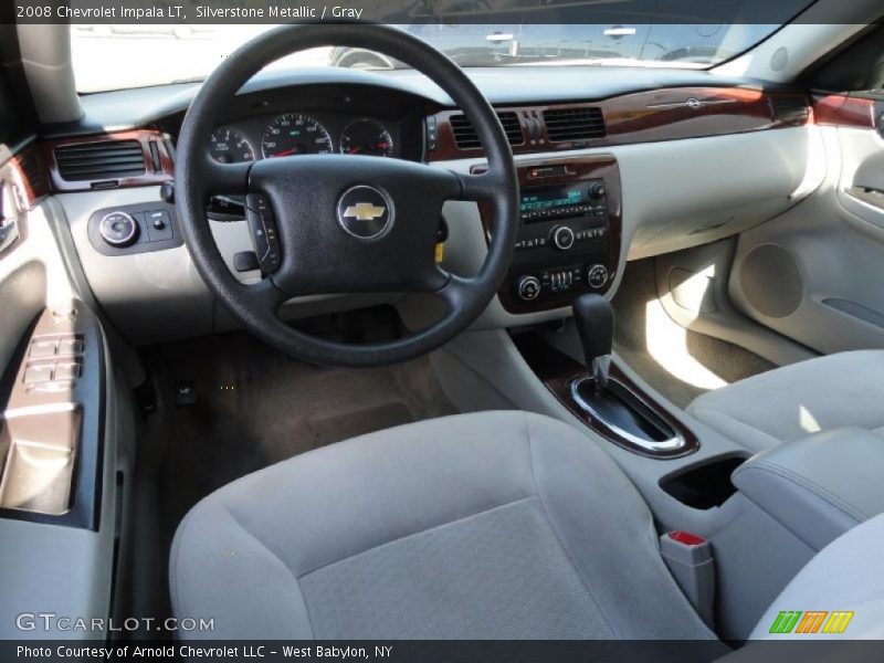Silverstone Metallic / Gray 2008 Chevrolet Impala LT