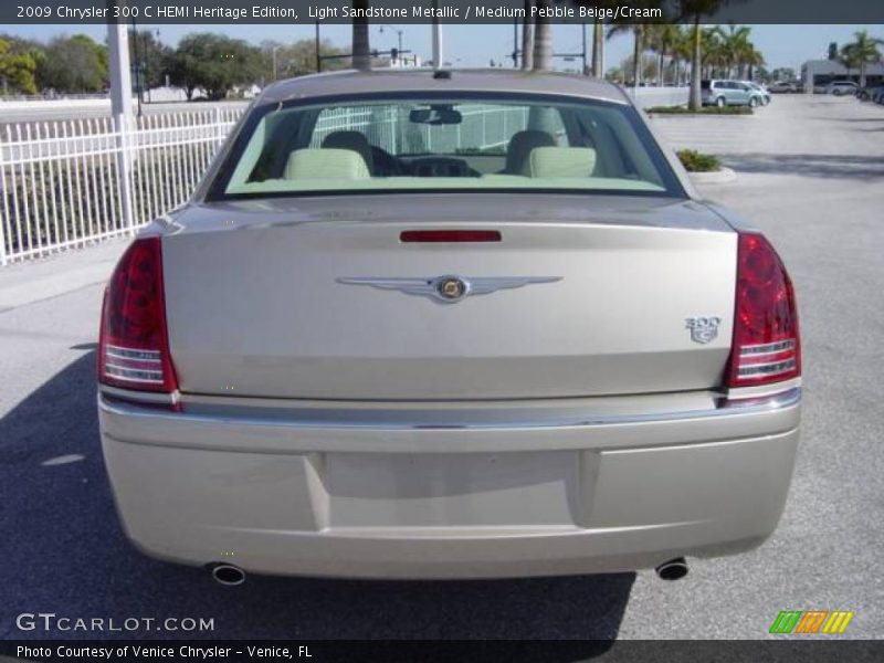 Light Sandstone Metallic / Medium Pebble Beige/Cream 2009 Chrysler 300 C HEMI Heritage Edition