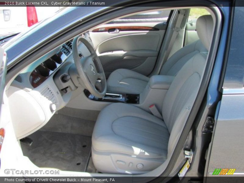 Cyber Gray Metallic / Titanium 2010 Buick Lucerne CXL