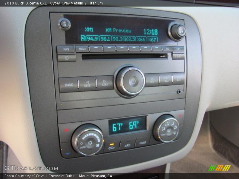 Cyber Gray Metallic / Titanium 2010 Buick Lucerne CXL