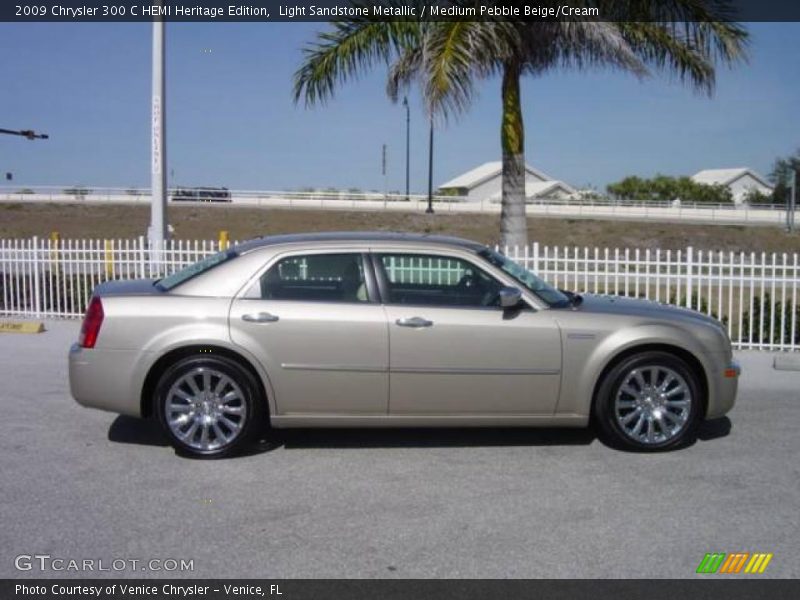Light Sandstone Metallic / Medium Pebble Beige/Cream 2009 Chrysler 300 C HEMI Heritage Edition