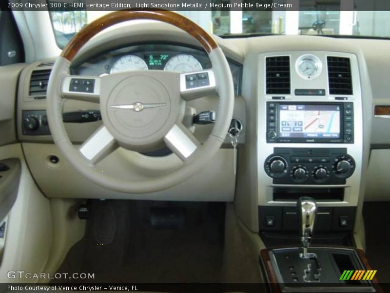 Light Sandstone Metallic / Medium Pebble Beige/Cream 2009 Chrysler 300 C HEMI Heritage Edition