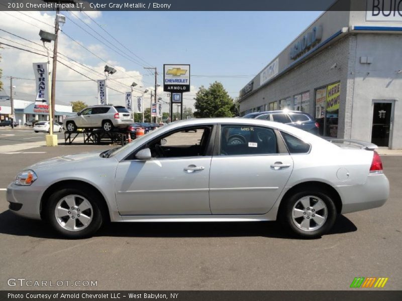Cyber Gray Metallic / Ebony 2010 Chevrolet Impala LT