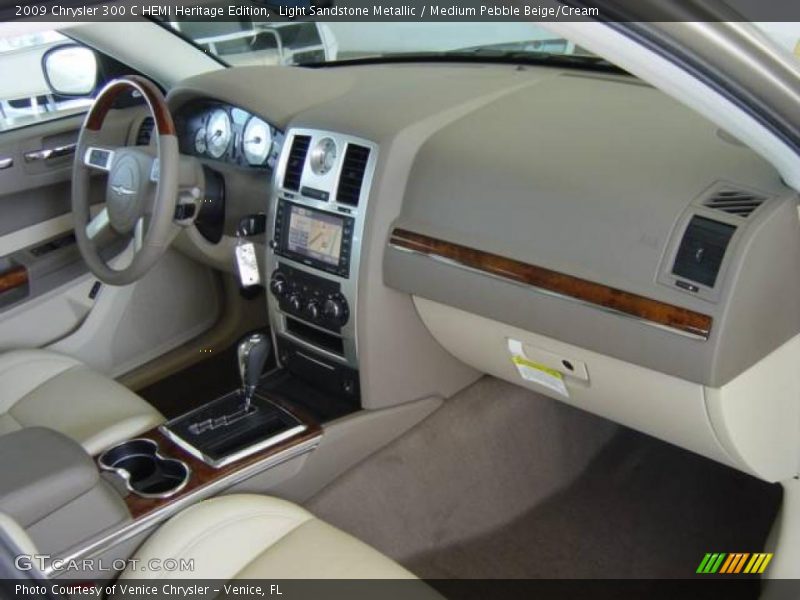 Light Sandstone Metallic / Medium Pebble Beige/Cream 2009 Chrysler 300 C HEMI Heritage Edition