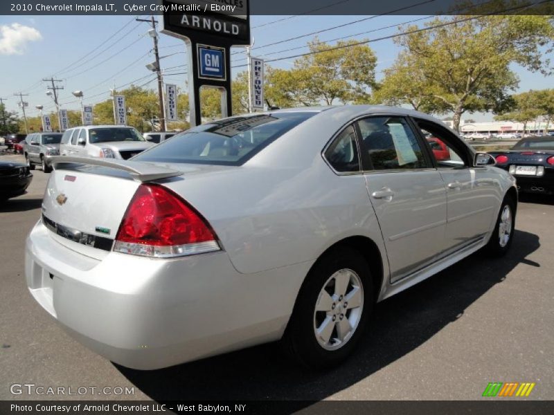 Cyber Gray Metallic / Ebony 2010 Chevrolet Impala LT