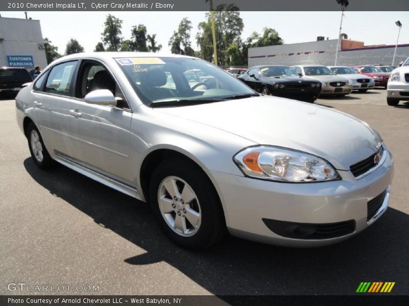 Cyber Gray Metallic / Ebony 2010 Chevrolet Impala LT