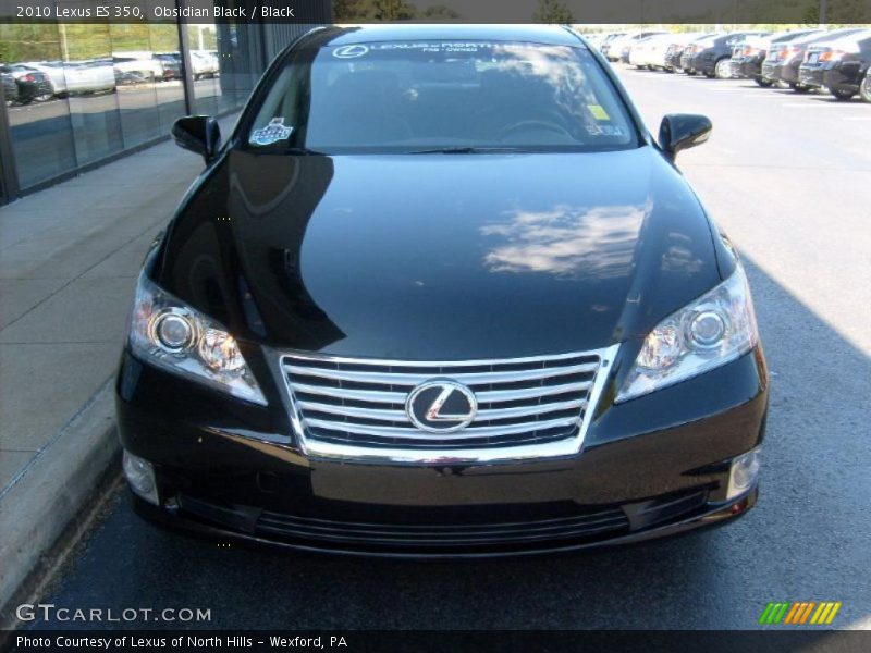 Obsidian Black / Black 2010 Lexus ES 350