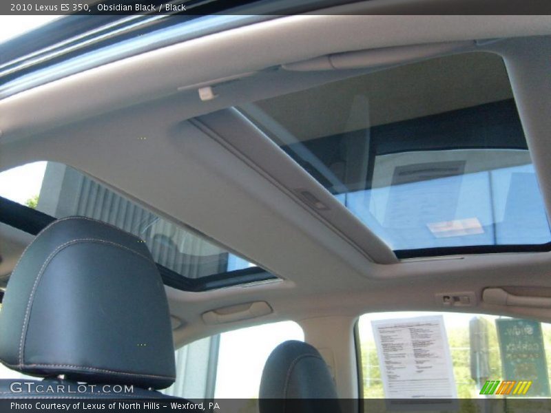 Obsidian Black / Black 2010 Lexus ES 350