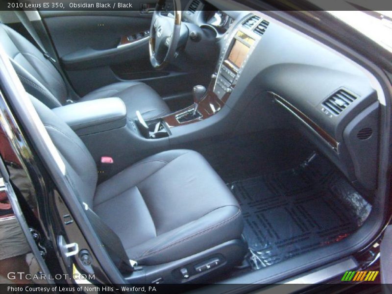 Obsidian Black / Black 2010 Lexus ES 350