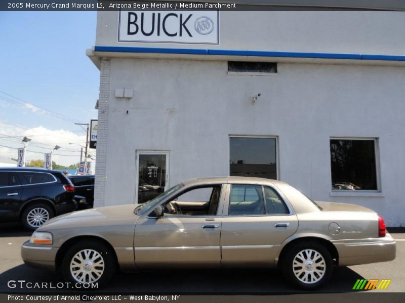 Arizona Beige Metallic / Medium Parchment 2005 Mercury Grand Marquis LS