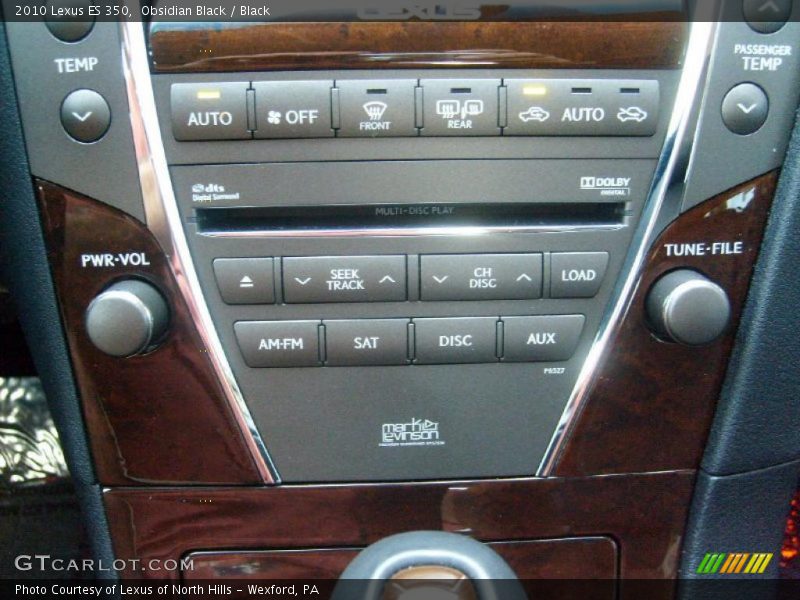 Obsidian Black / Black 2010 Lexus ES 350