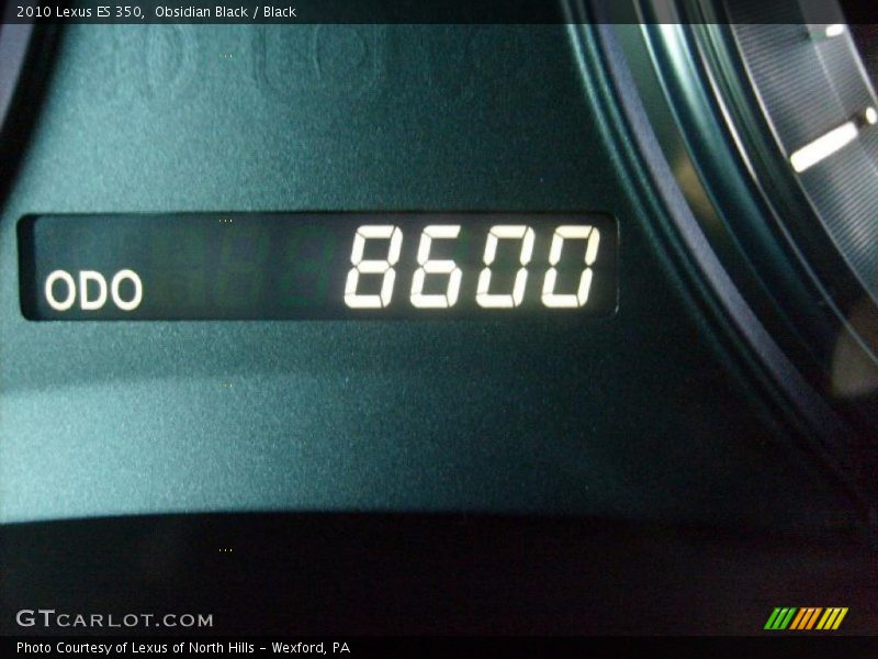 Obsidian Black / Black 2010 Lexus ES 350