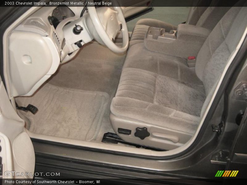 Bronzemist Metallic / Neutral Beige 2003 Chevrolet Impala