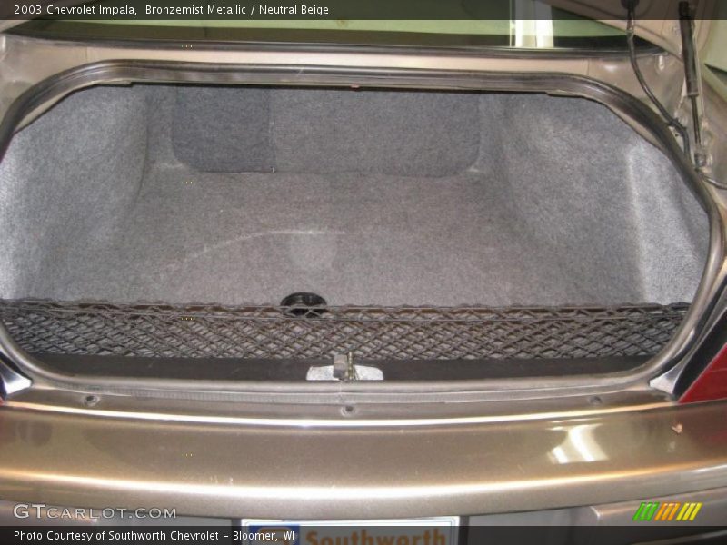 Bronzemist Metallic / Neutral Beige 2003 Chevrolet Impala