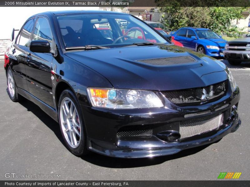 Tarmac Black / Black Alcantara 2006 Mitsubishi Lancer Evolution IX