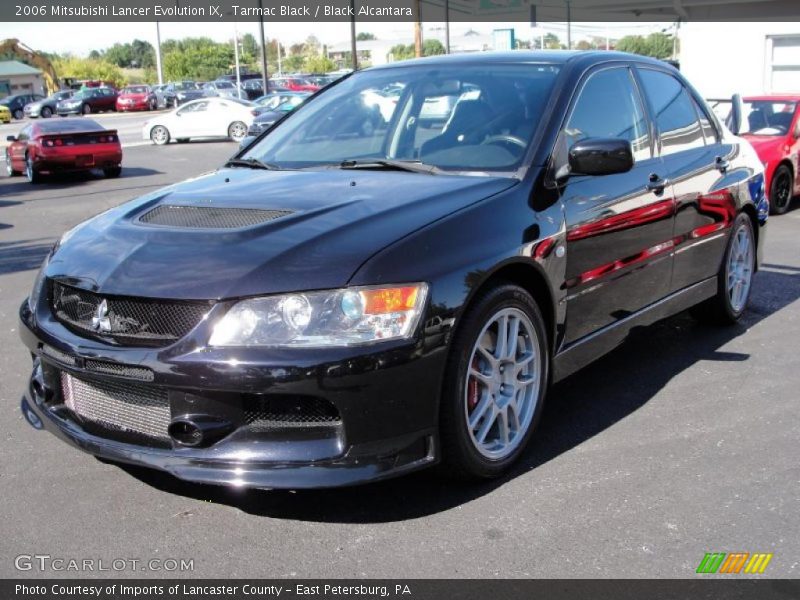 Tarmac Black / Black Alcantara 2006 Mitsubishi Lancer Evolution IX
