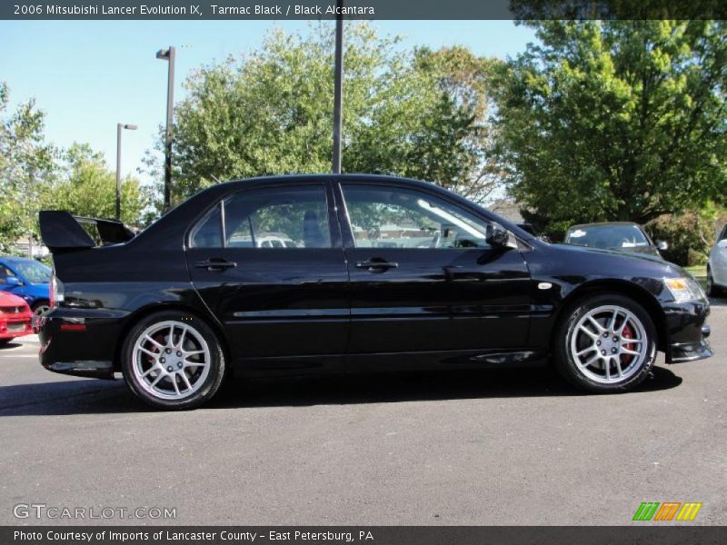 Tarmac Black / Black Alcantara 2006 Mitsubishi Lancer Evolution IX