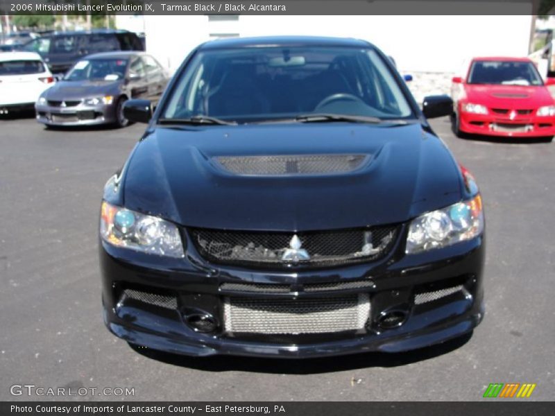 Tarmac Black / Black Alcantara 2006 Mitsubishi Lancer Evolution IX