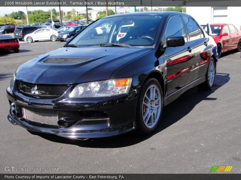 Tarmac Black / Black Alcantara 2006 Mitsubishi Lancer Evolution IX