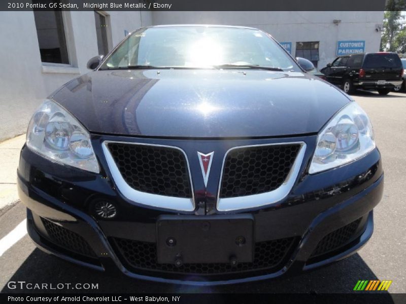 Midnight Blue Metallic / Ebony 2010 Pontiac G6 Sedan
