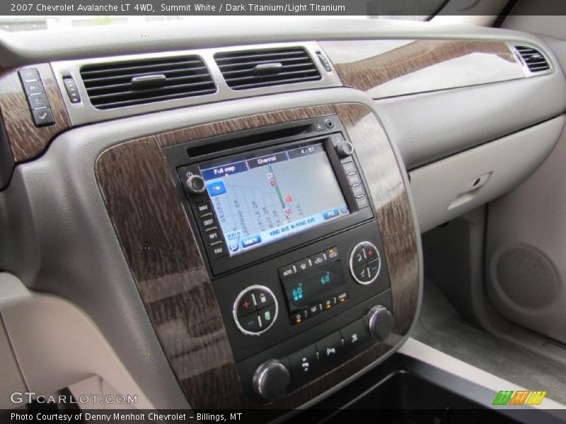 Summit White / Dark Titanium/Light Titanium 2007 Chevrolet Avalanche LT 4WD