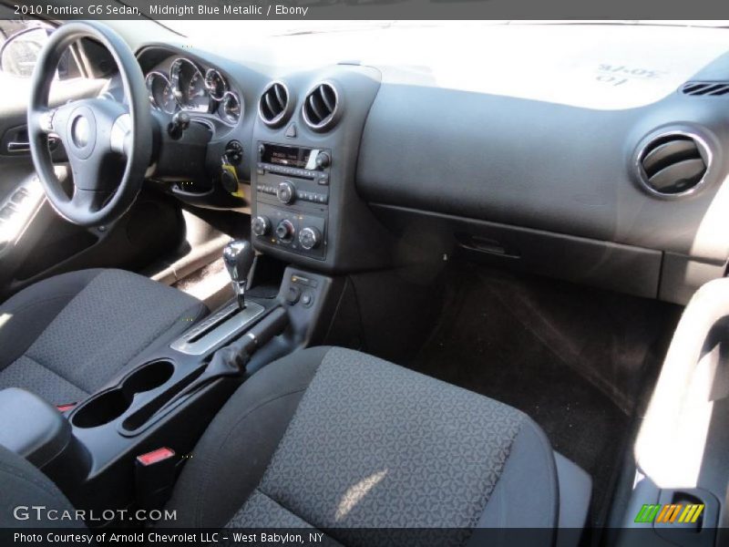 Midnight Blue Metallic / Ebony 2010 Pontiac G6 Sedan