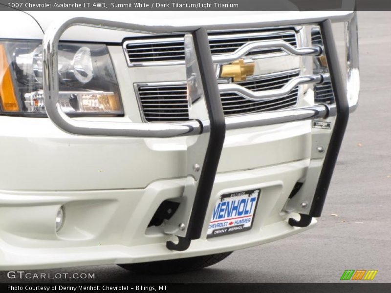 Summit White / Dark Titanium/Light Titanium 2007 Chevrolet Avalanche LT 4WD