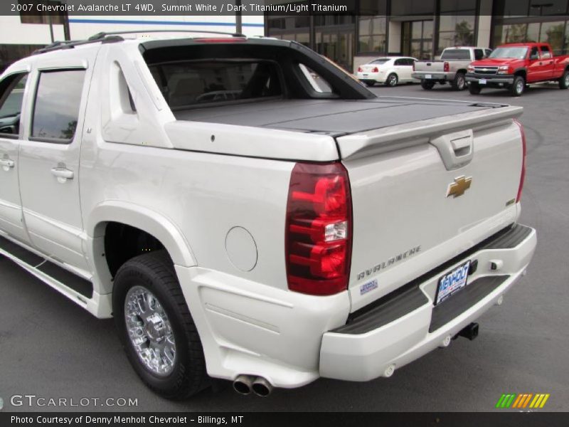 Summit White / Dark Titanium/Light Titanium 2007 Chevrolet Avalanche LT 4WD