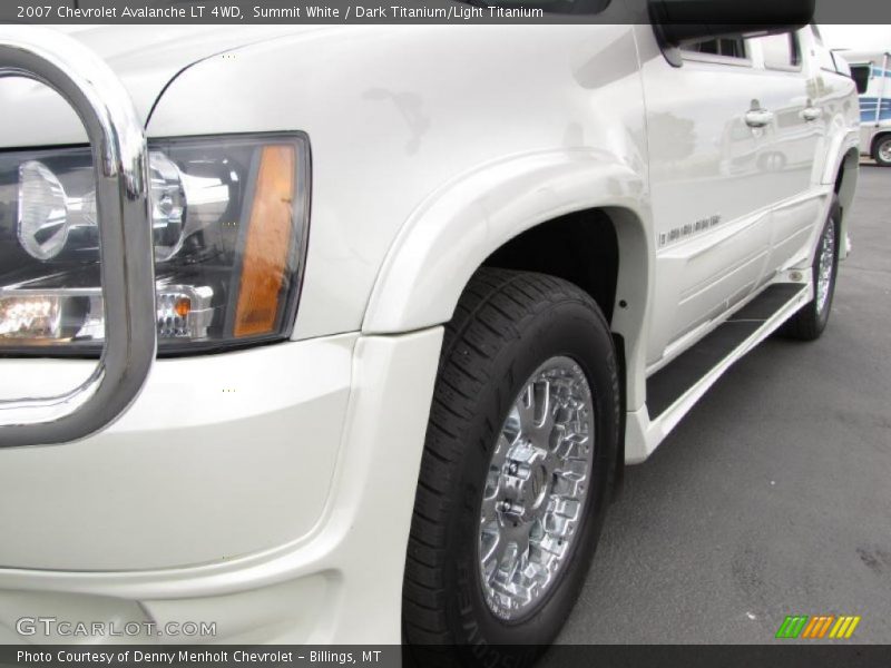 Summit White / Dark Titanium/Light Titanium 2007 Chevrolet Avalanche LT 4WD