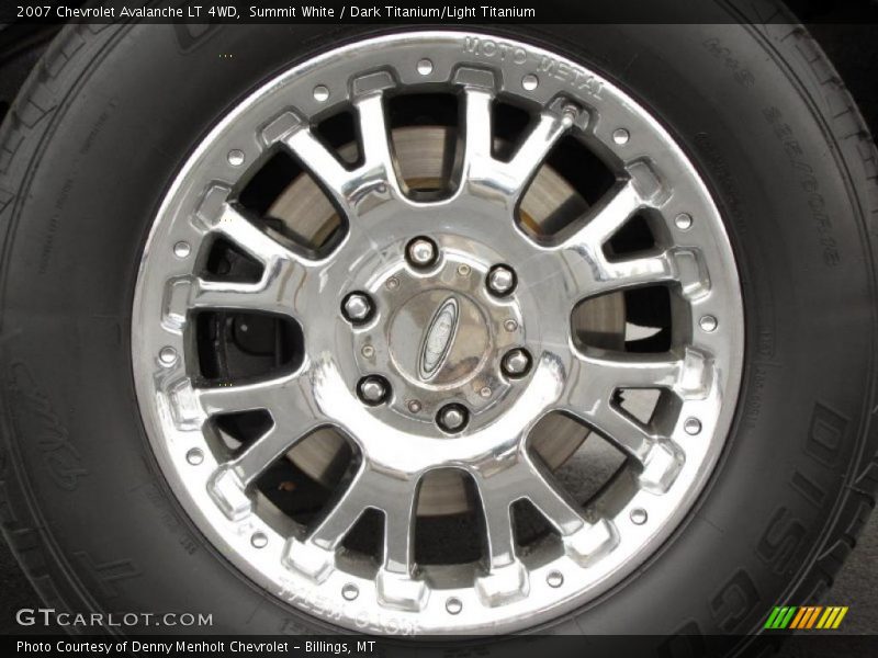 Summit White / Dark Titanium/Light Titanium 2007 Chevrolet Avalanche LT 4WD