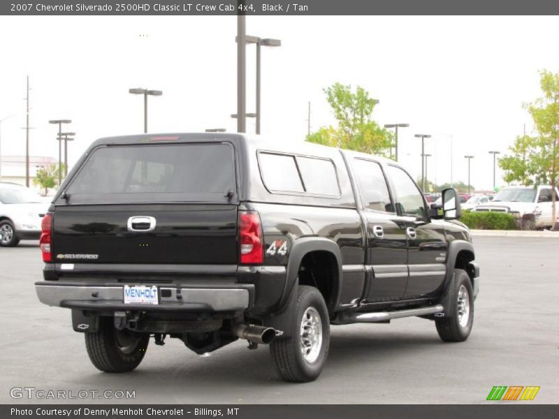 Black / Tan 2007 Chevrolet Silverado 2500HD Classic LT Crew Cab 4x4